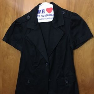 Black “Forever 21” Short-Sleeve Blazer